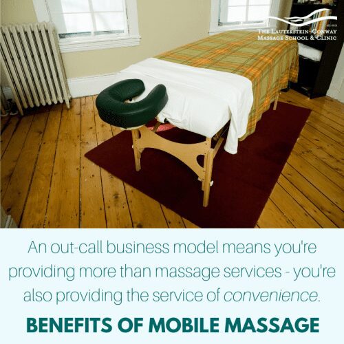 convenience benefits of a mobile massage practice